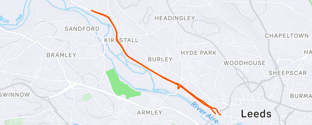 Map of the activity, Abbey Dash 2025