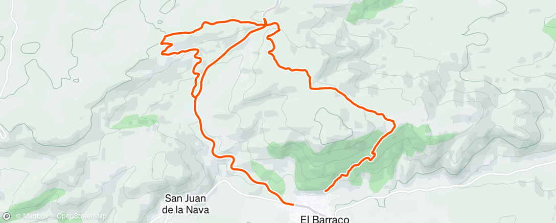 Map of the activity, Afternoon Ride