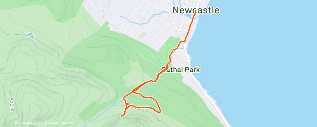 Карта физической активности (Lunch Hike)