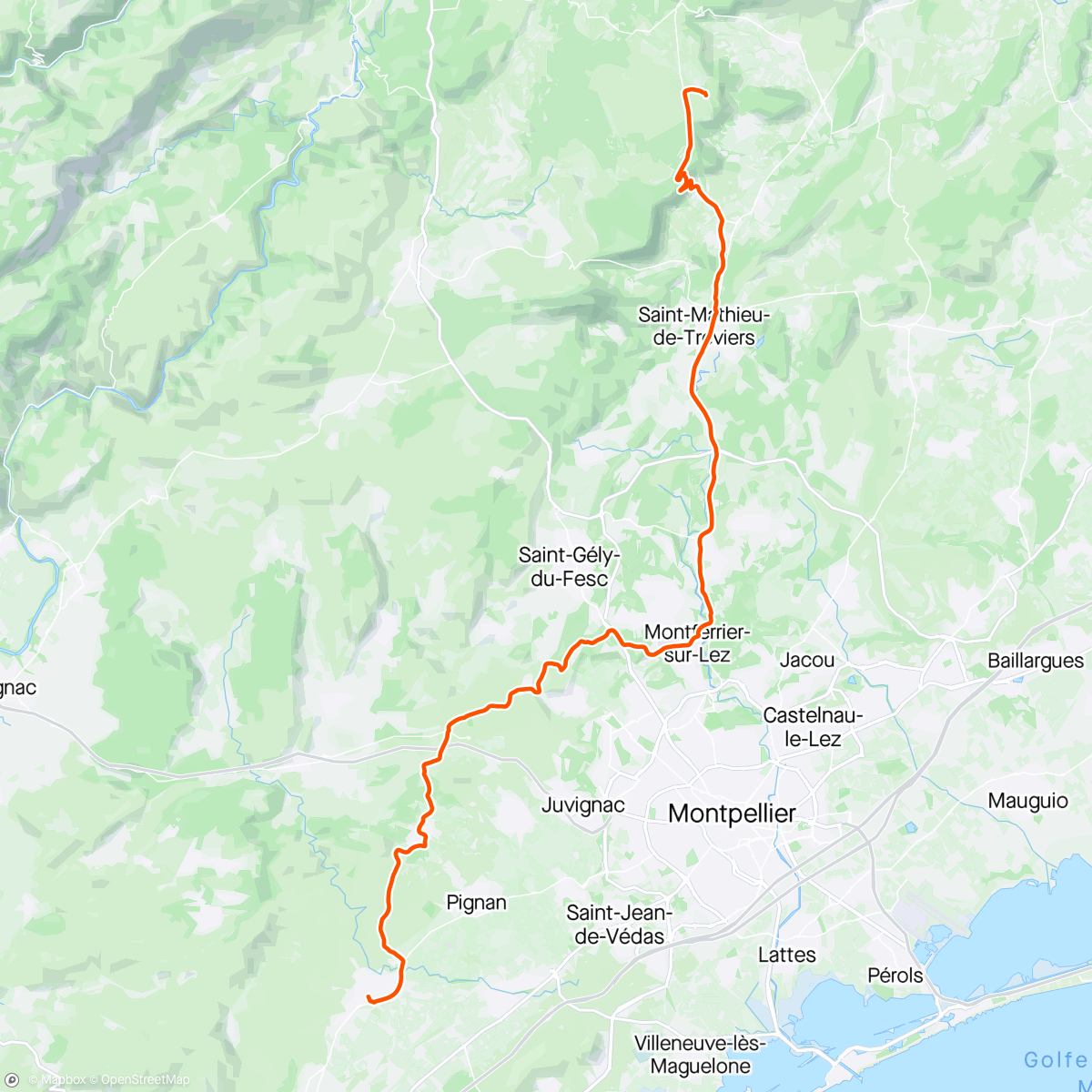 Map of the activity, L’anniv’ bikepack’ de Charles…