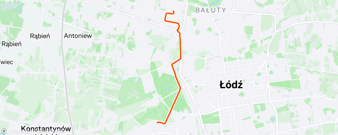 Map of the activity, Morning Ride