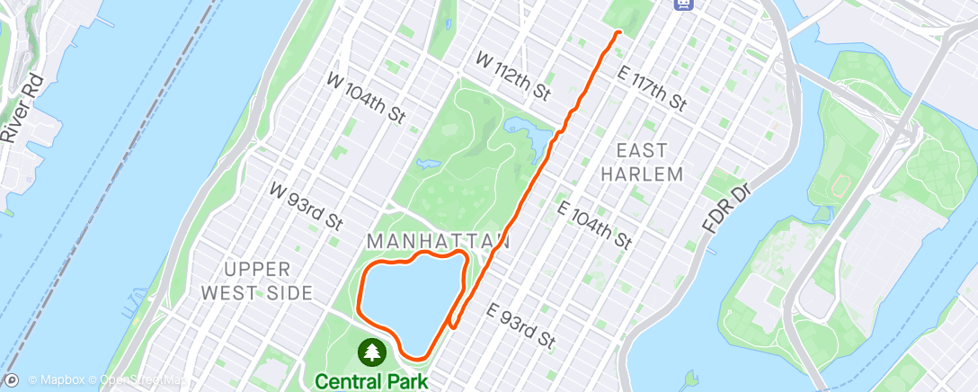 Map of the activity, Central Park #9