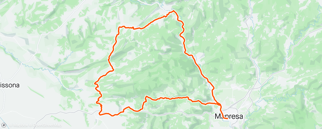 Mapa da atividade, Vuelta Catalunya #1