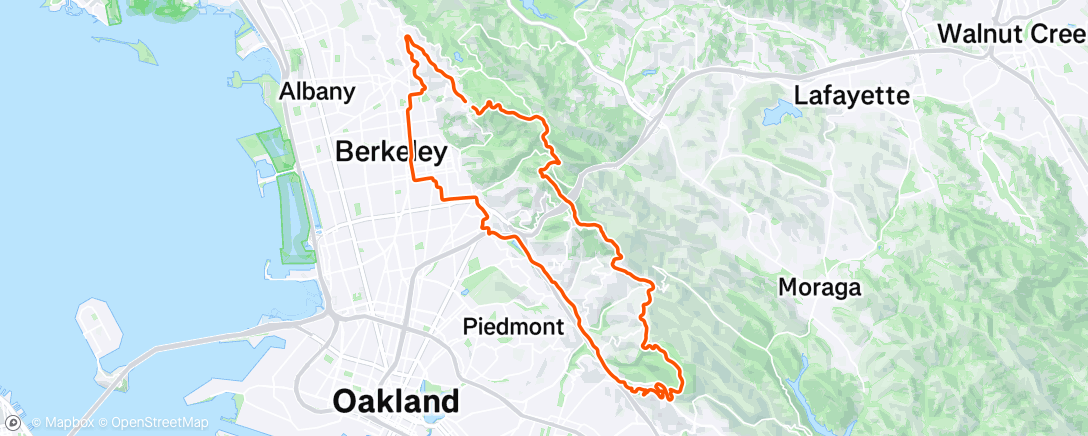 Map of the activity, Morning Ride