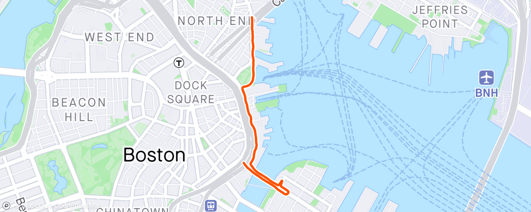 Map of the activity, C25K w3d2