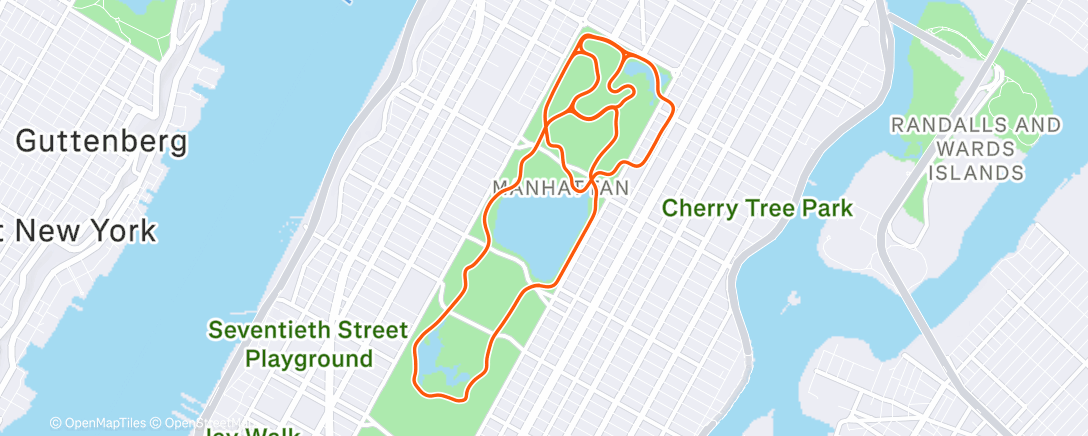 Map of the activity, 🚴 Zwift 60mins