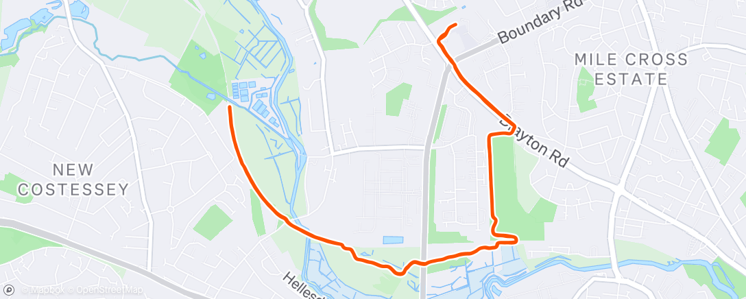 Carte de l'activité Morning Run