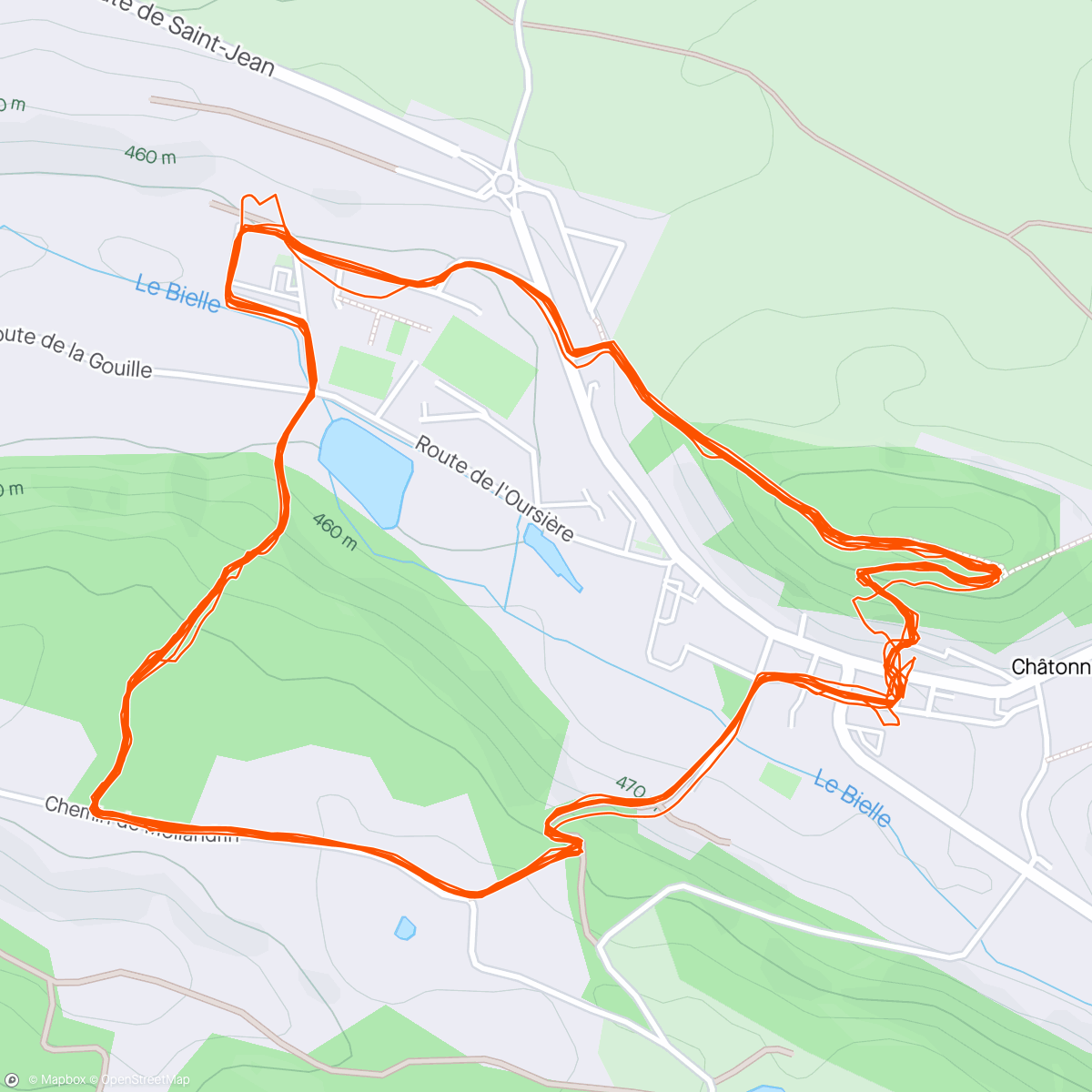 Map of the activity, Trail, La boucle du Calvaire 🥇/1 😜