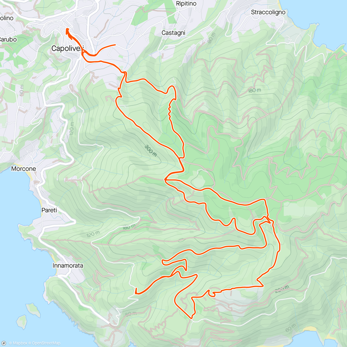 Map of the activity, Ride-Rallye avec EC30
