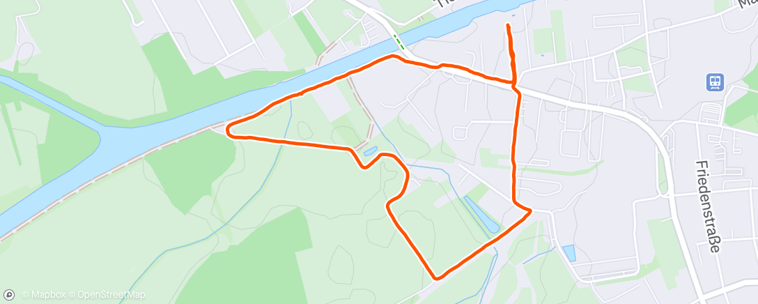 Map of the activity, Mittagspaziergang