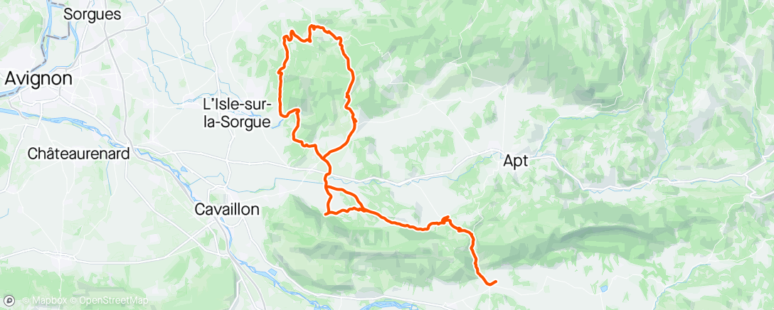 Map of the activity, Stage triathlon vélo - Day 3