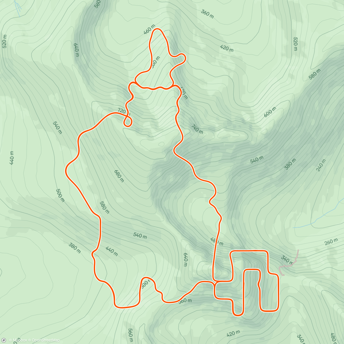Map of the activity, Zwift - Route Badge Ride - Scotland Smash in Scotland