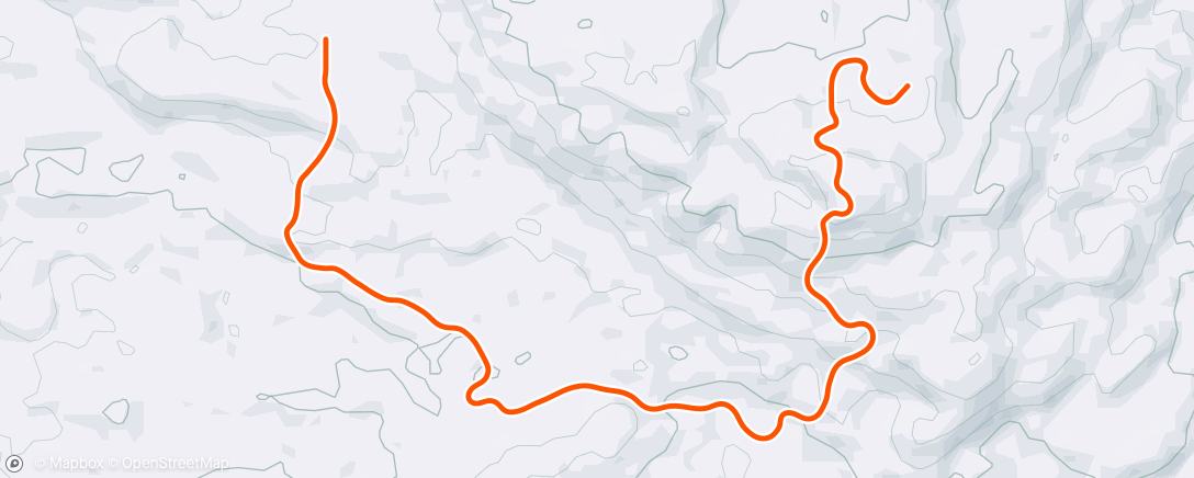 Map of the activity, TrainingPeaks Virtual - Workout: Pre-Race Warmup