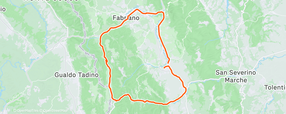 Map of the activity, Campodonico 🚴🏻‍♀️💜