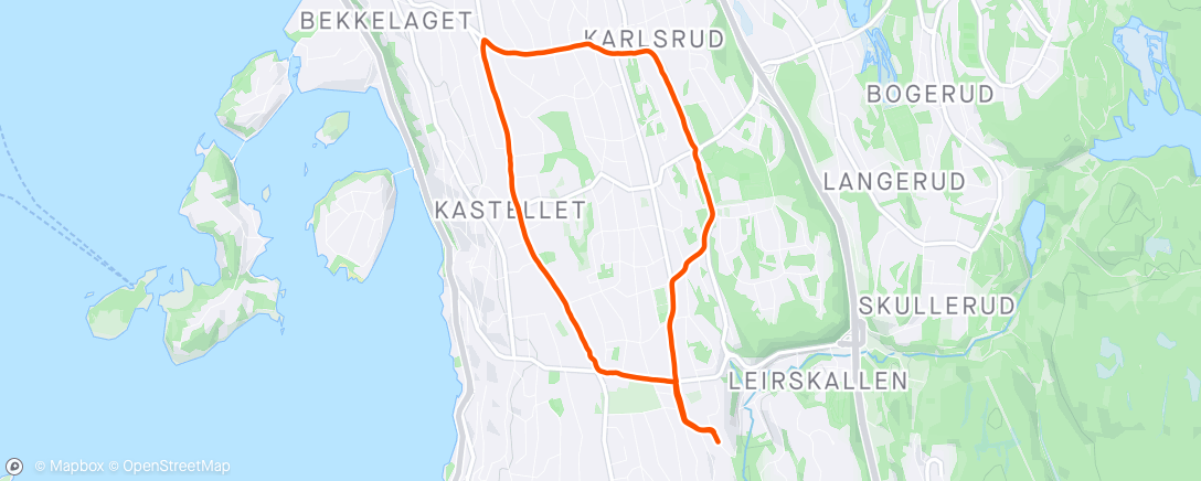 Map of the activity, Snill tur før CL