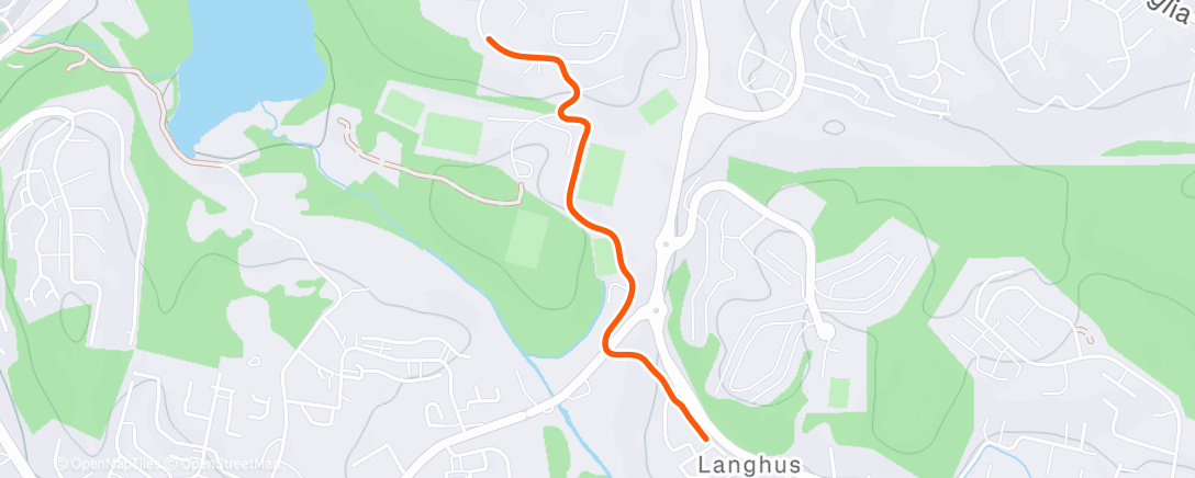 Map of the activity, Morning Hike