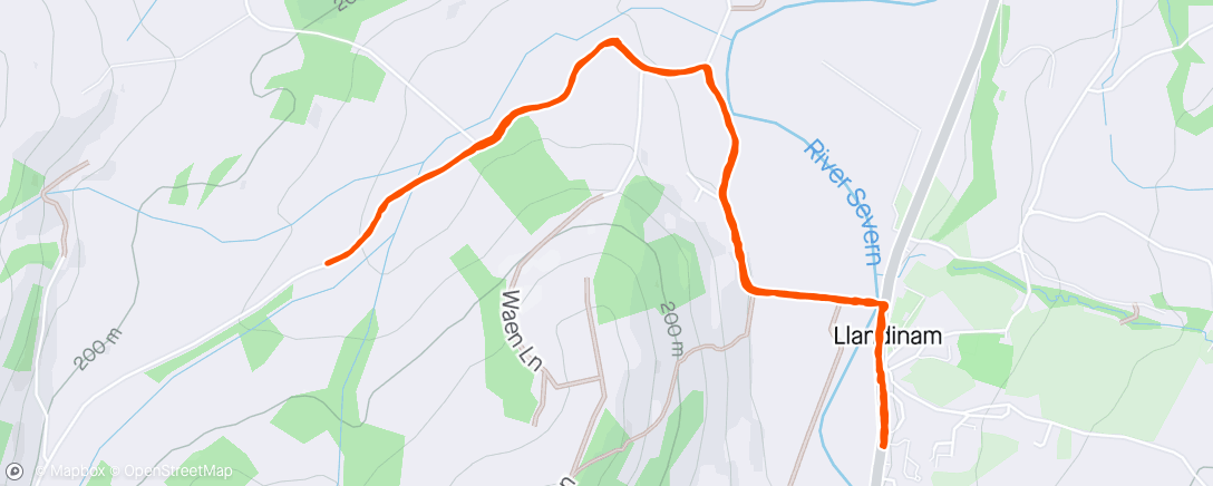 Map of the activity, Walk with poppy