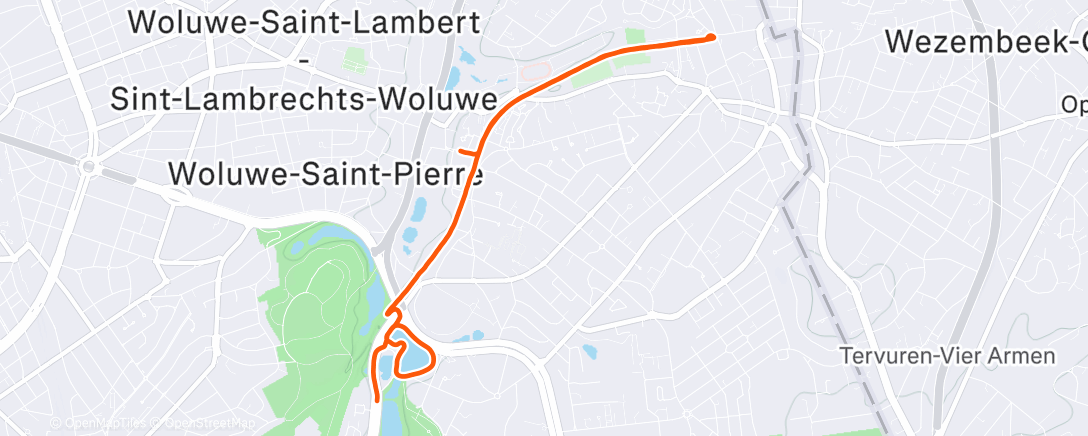 Map of the activity, Mains gelées, le kid n'ira pas plus loin