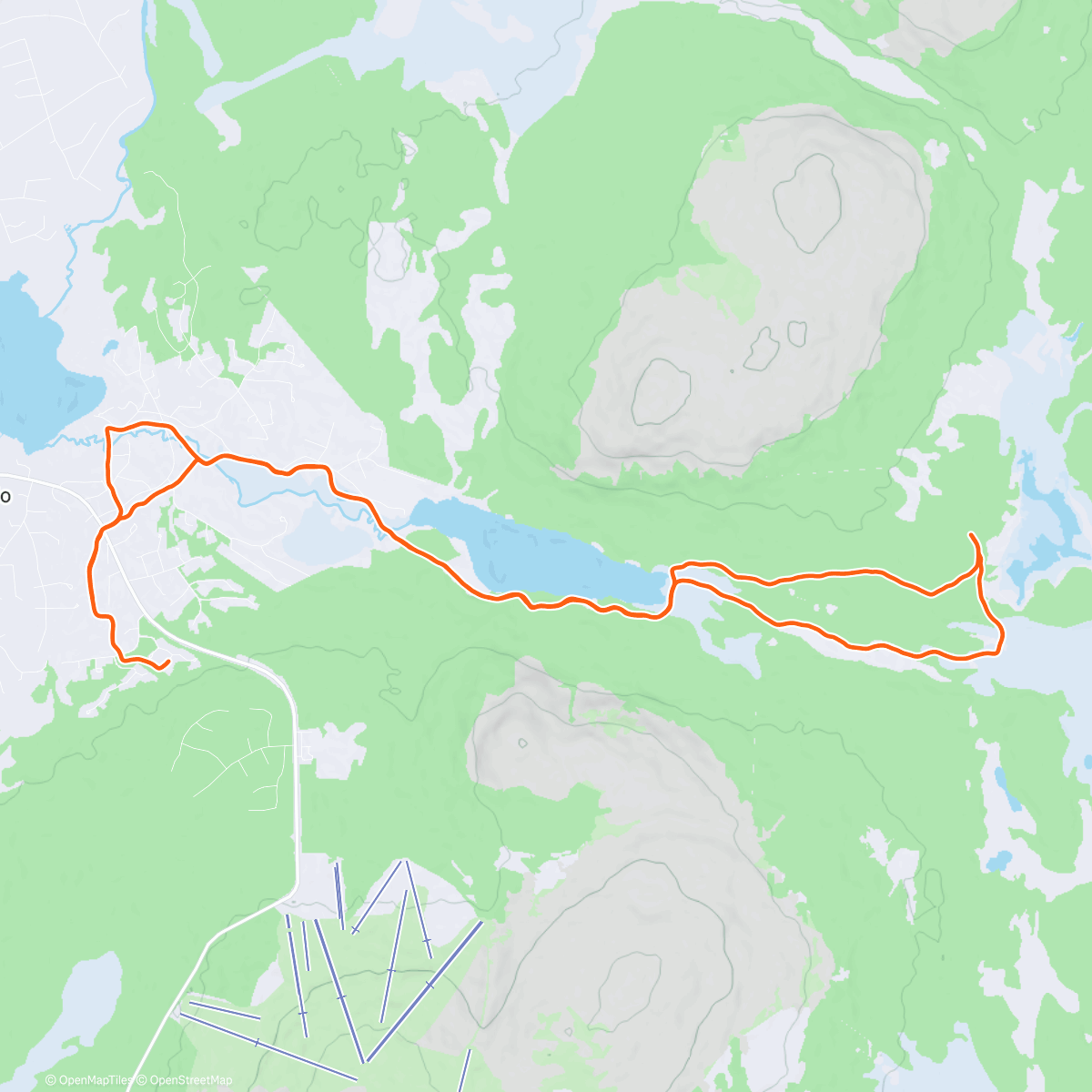 Map of the activity, Latuseikkailu