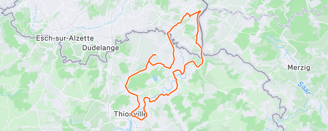 Map of the activity, Sortie Solo