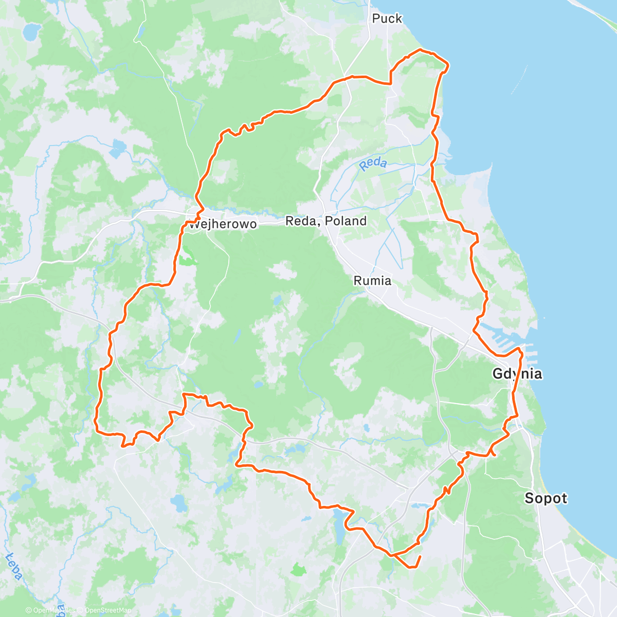 Карта физической активности (Zdążyć przed 🌨️ ride)