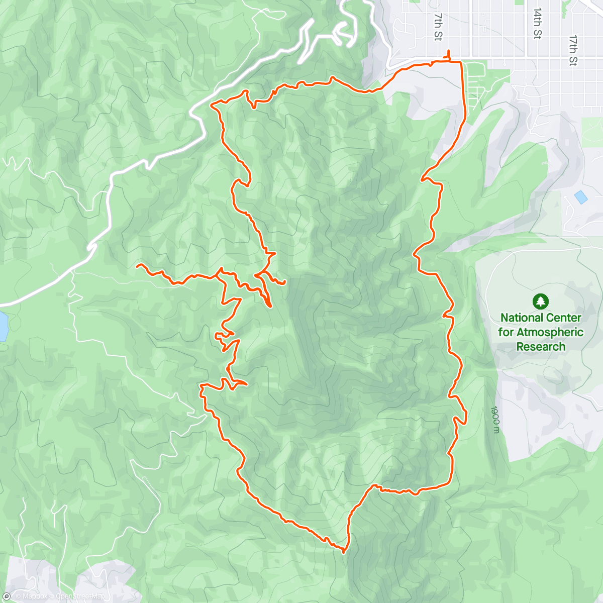 Map of the activity, Ben may never let me play Boulder tour guide again