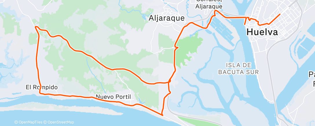 Карта физической активности (Ni tan mal!... aun falta mucho!)