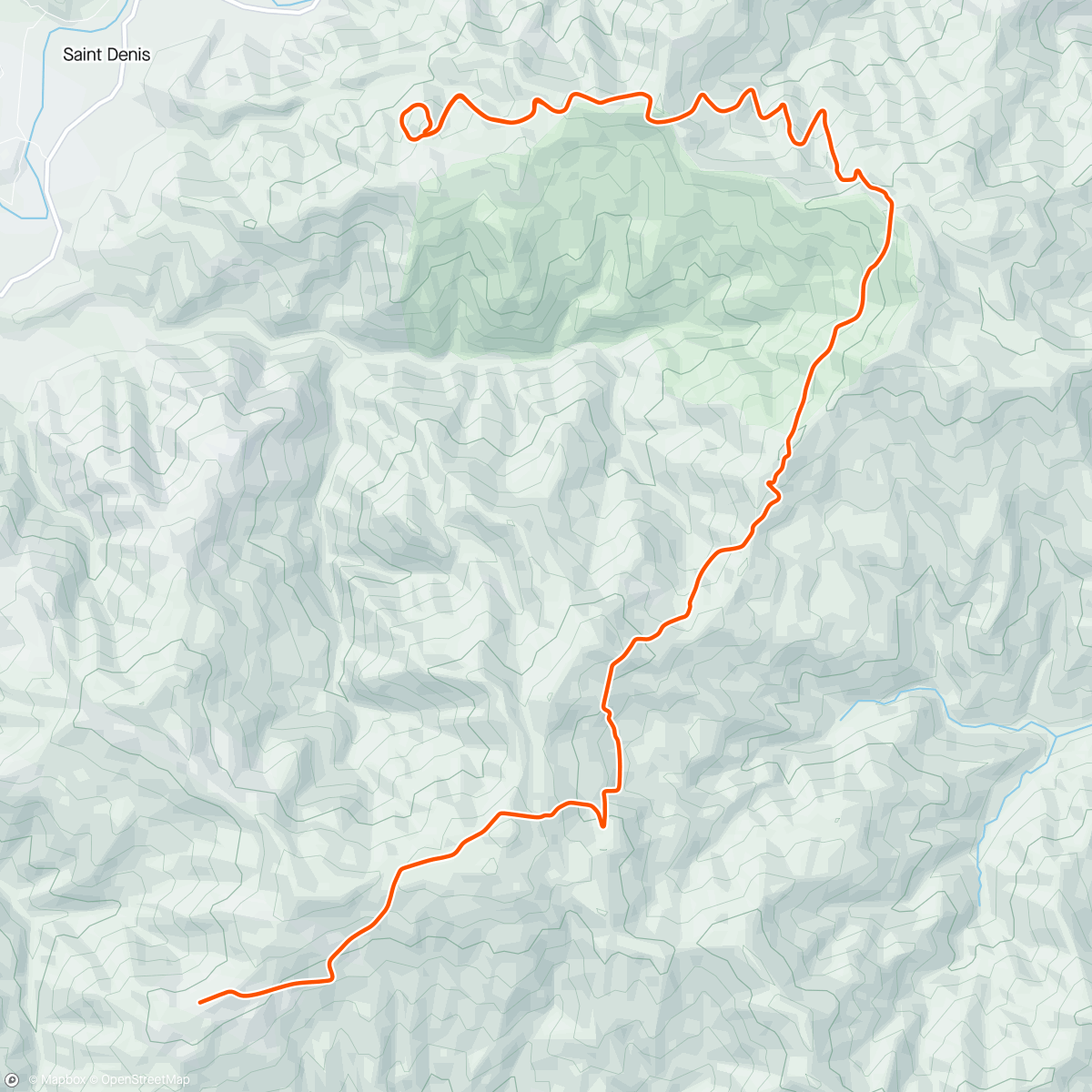 Map of the activity, Zwift - Ven-Top in France