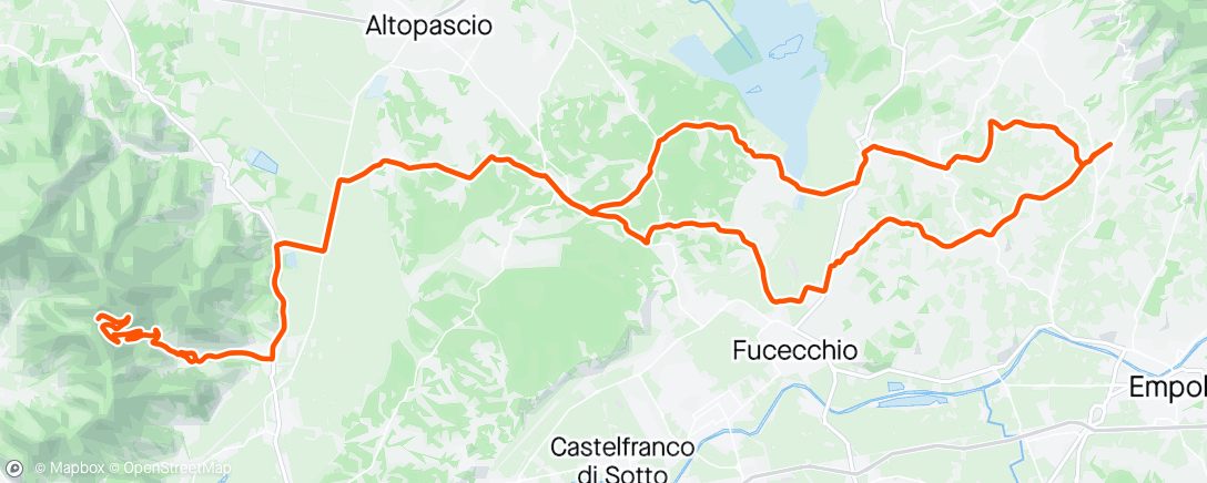 Map of the activity, Morning Ride