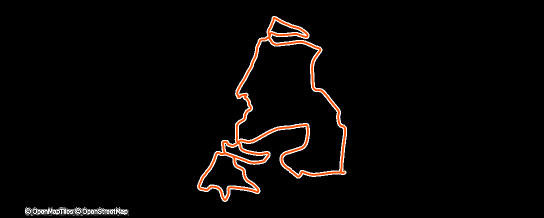 Map of the activity, Podolske schody