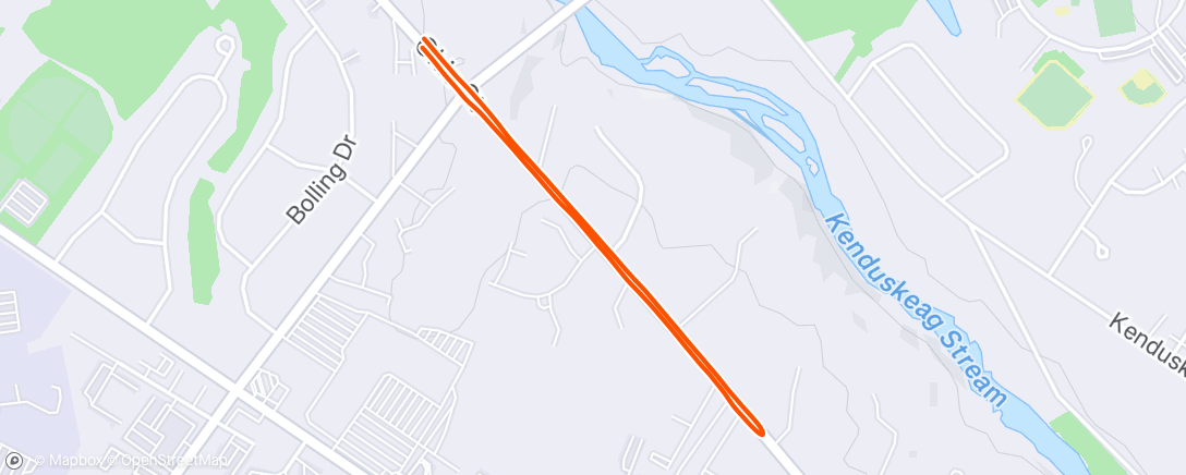 Map of the activity, Morning Run
