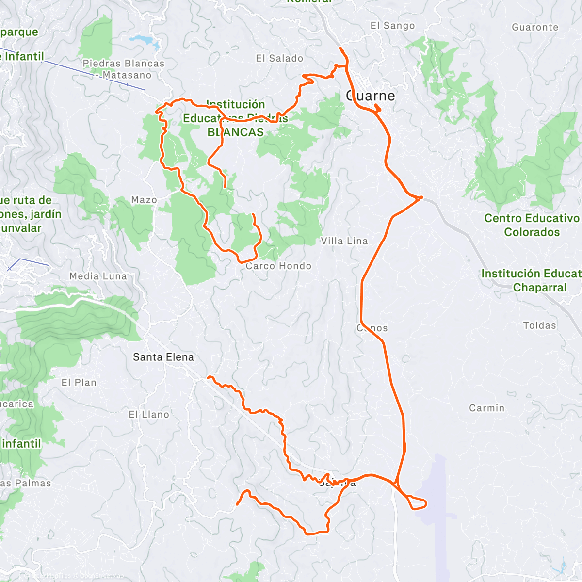「Fuerza Unipodal」活動的地圖