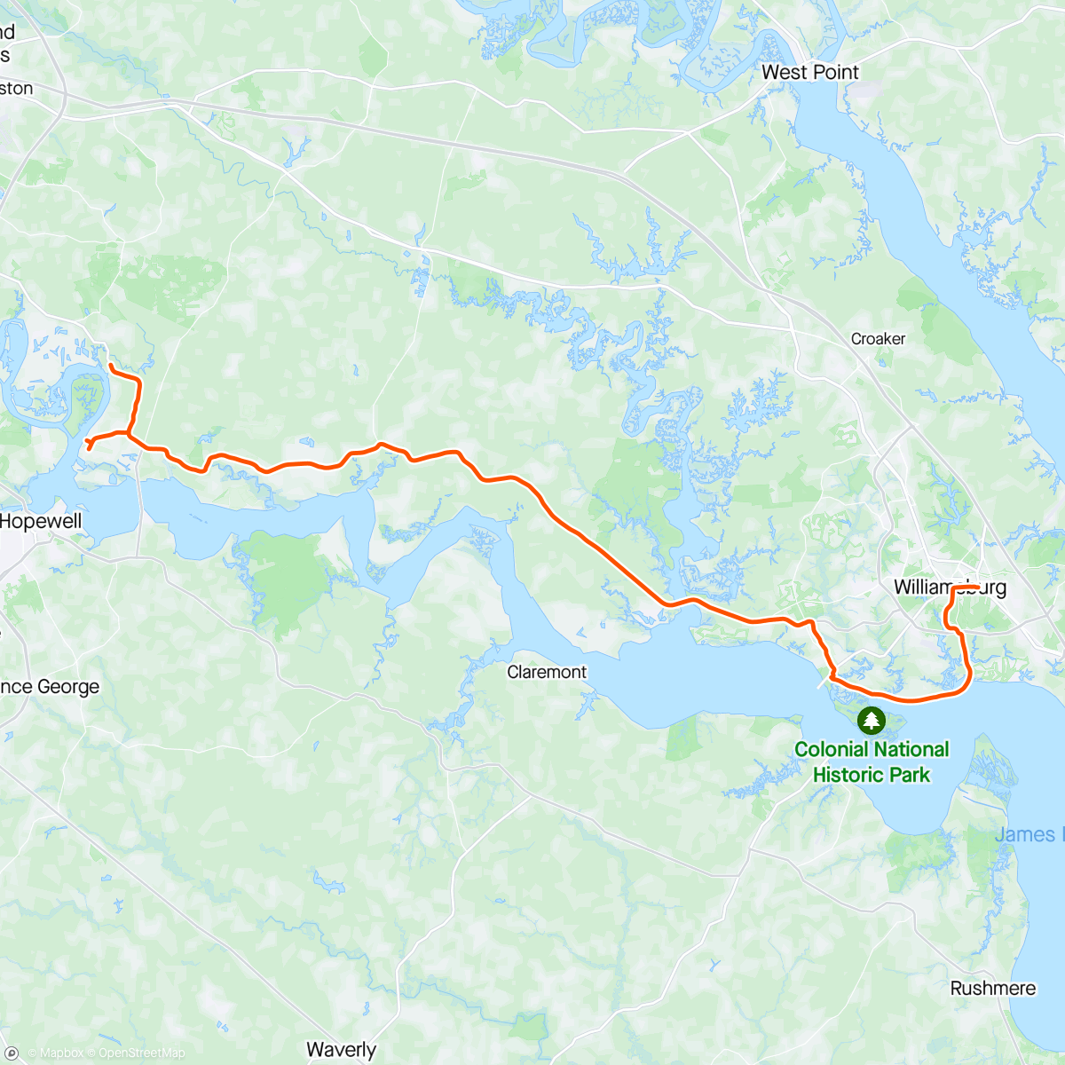 Map of the activity, Screwed up and rode past the plantation