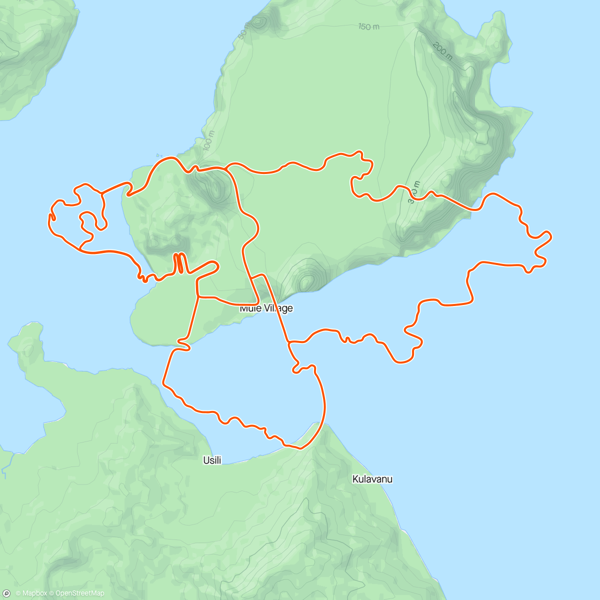 Map of the activity, Zwift - 3x20min SST Low on Big Flat 8 in Watopia