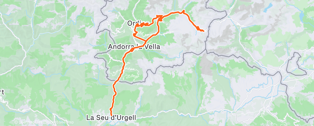 Map of the activity, Morning Ride