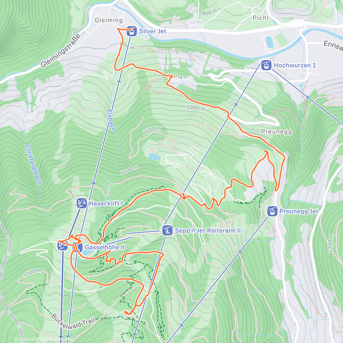 Map of the activity, Petkove sustredko za nami