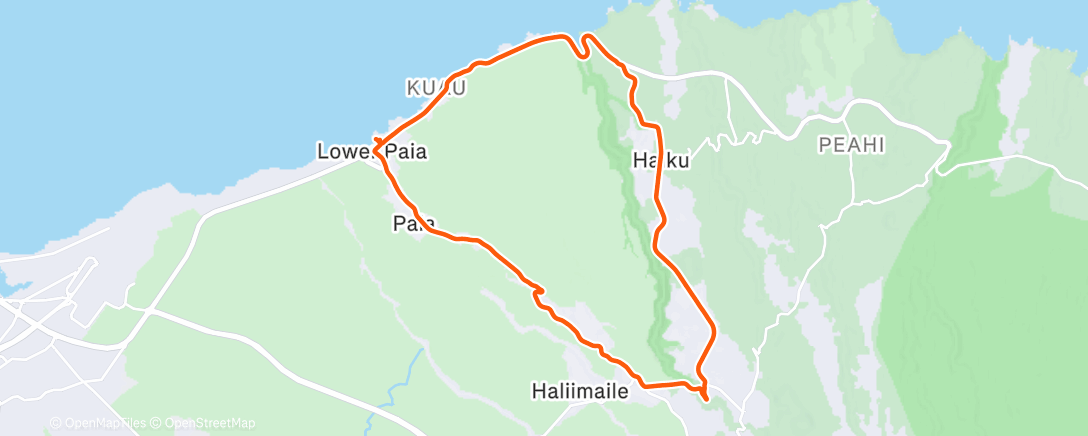 Карта физической активности (Afternoon Ride)