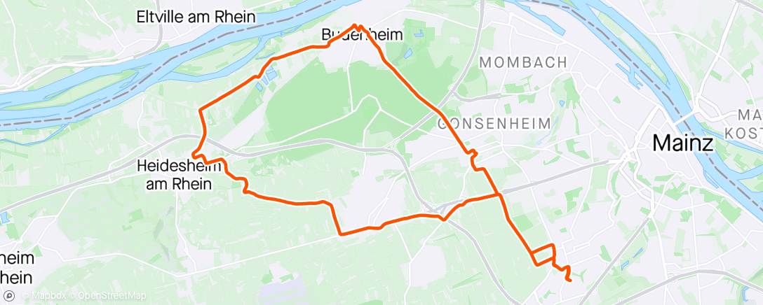 Map of the activity, Bisschen rollen