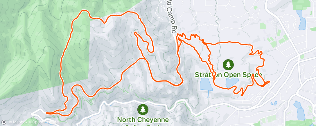 Map of the activity, Just trying to move my legs.