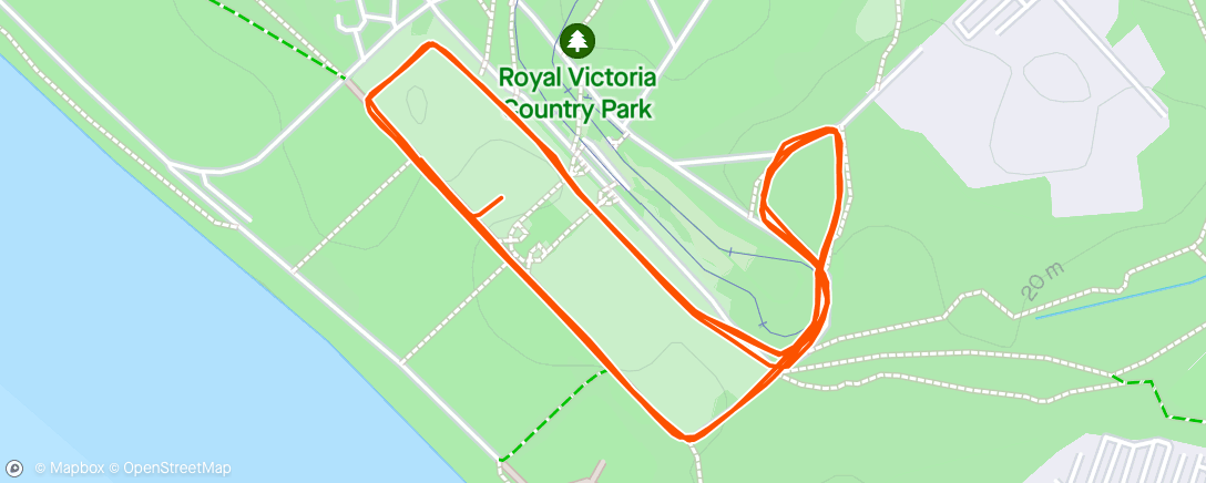 アクティビティ「Parkrun summer course」の地図