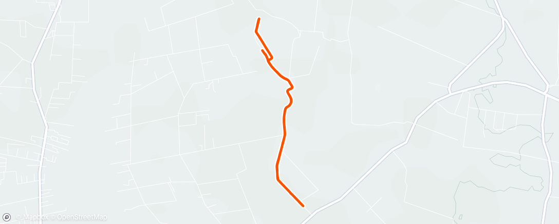 Map of the activity, Morning Run