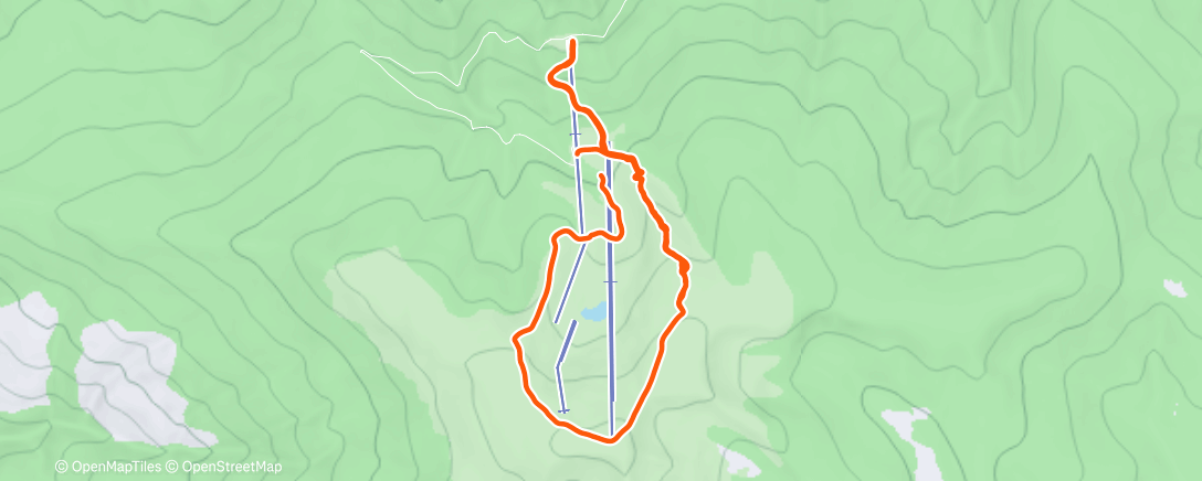 Карта физической активности (Esquí de montaña matutino)