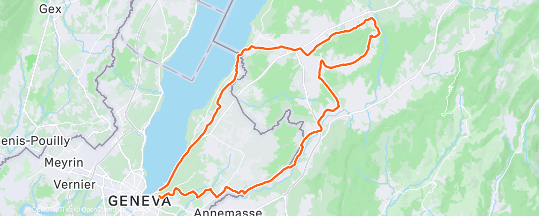 Map of the activity, Boisy