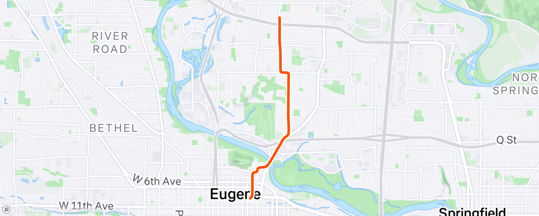 Map of the activity, Morning Ride