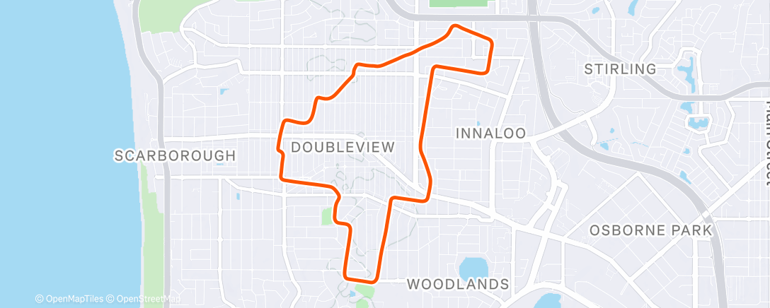 Карта физической активности (MyWhoosh - City Beach)