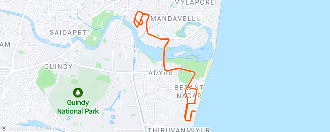 Map of the activity, Morning easy long run with Ashish ✨✨