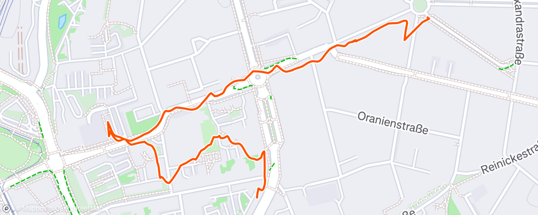 Map of the activity, Spaziergang am Nachmittag