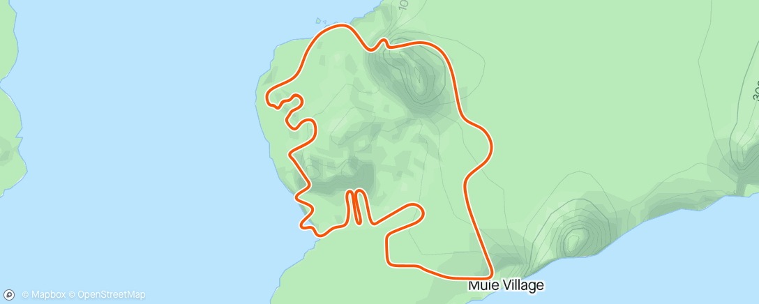 Map of the activity, Intervals 4x(10min 85%/3min 55%)