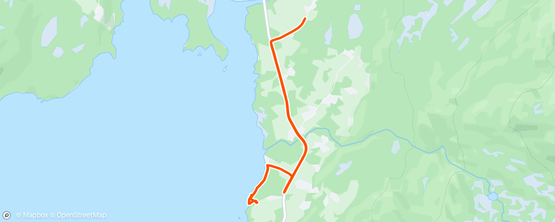 Map of the activity, Regnværstur ilag m kjæresten❤️