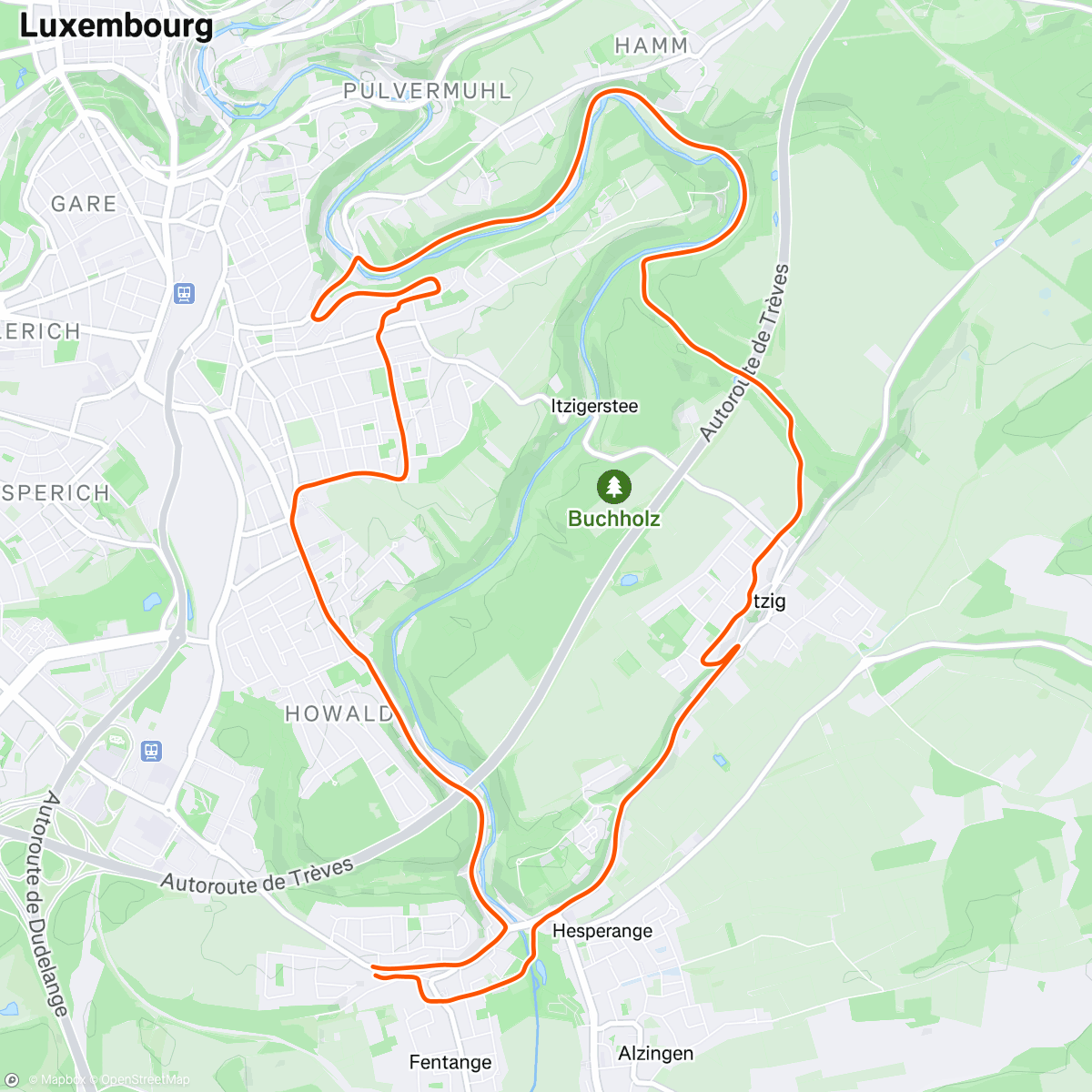 Karte der Aktivität „Zone 1”